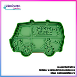 Camioneta del Misterio Cortador de Galleta y Fondant