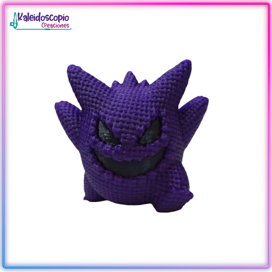 Gengar Hallowen Crochet - Pokemon