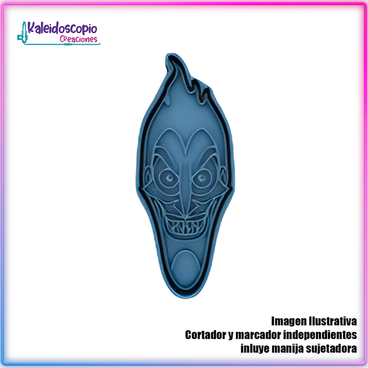 Hades Rostro Cortador de Galleta y Fondant