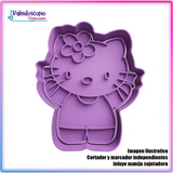 Hello Kitty 2 Cortador para galletas