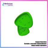 Hipnoseta Plantas Vs Zombies Cortador de Galleta y Fondant