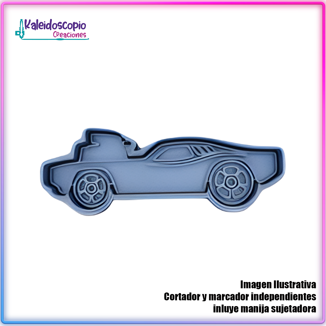 Carro Hot Wheels Cortador de Galleta y Fondant