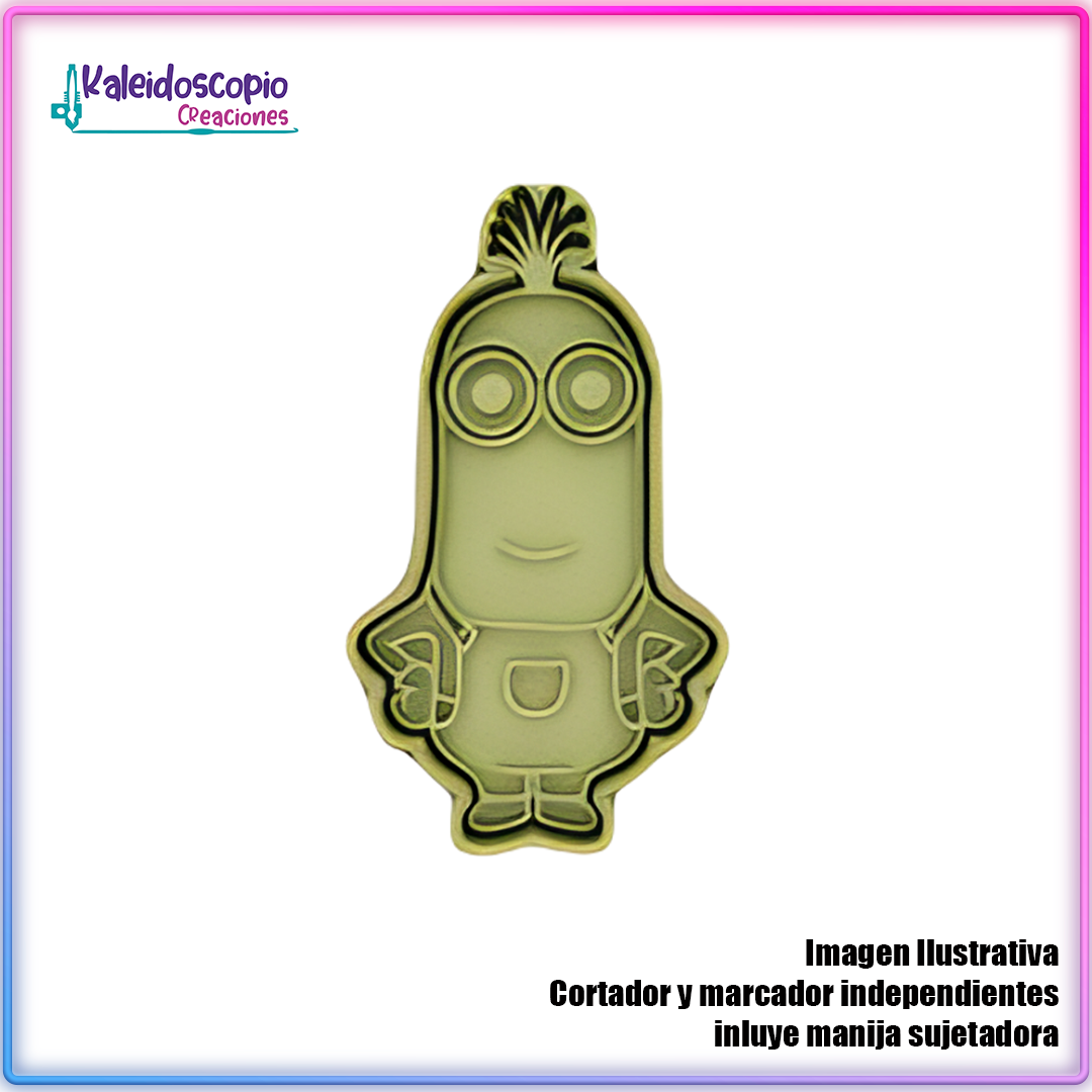 Kevin Minion Cortador de Galleta y Fondant