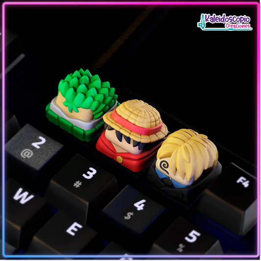 One piece keycaps pack