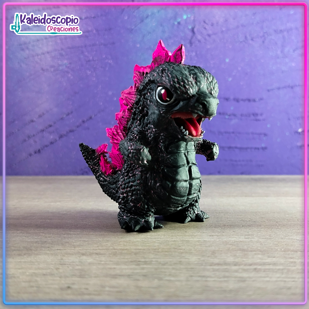 Godzilla Chibi Espinas Rosas - Mini Figuras - Godzilla