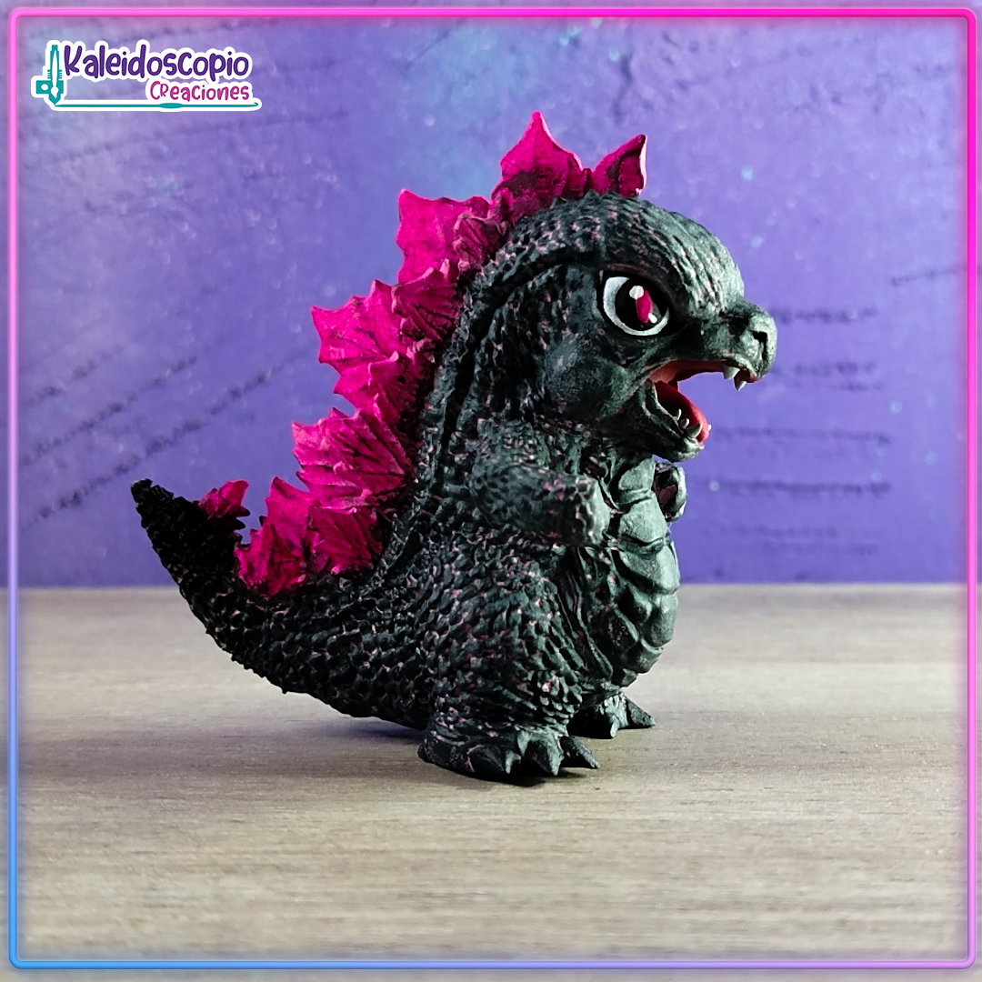 Godzilla Chibi Espinas Rosas - Mini Figuras - Godzilla