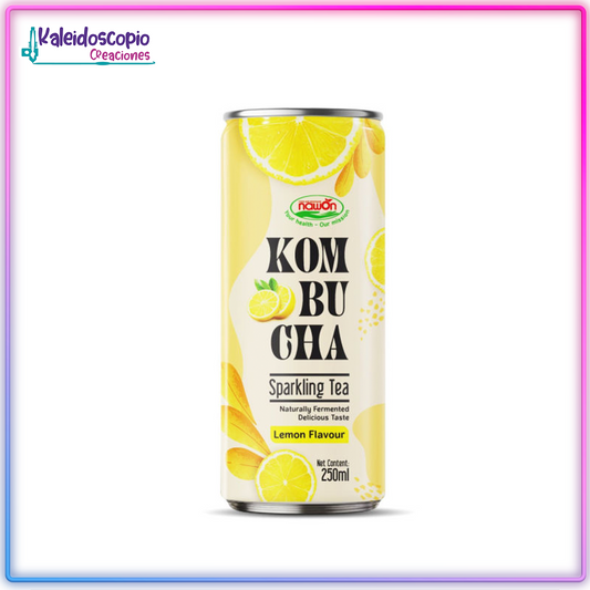 Refresco De Kombucha Sabor Limón Nawon 250 Ml