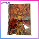 Libreta Naruto Zorro de nueve colas Holografica - Libreta