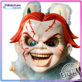 Mascara de Chucky para Labubu