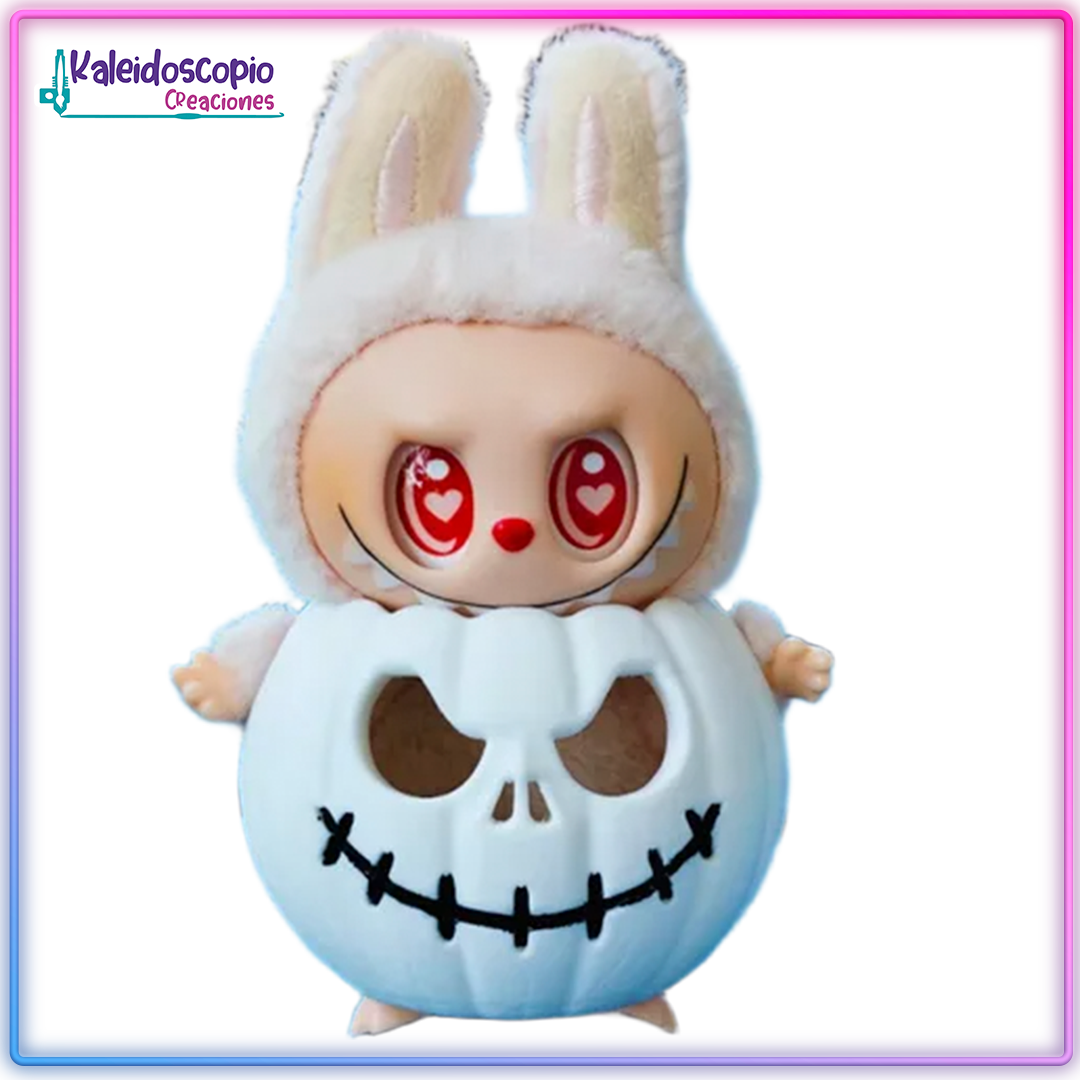 Calabaza Jack Skeleton para Labubu