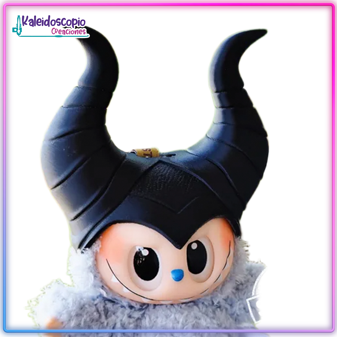 Cuernos Malefica para Labubu