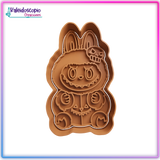 Labubu Calabaza Cortador para galletas