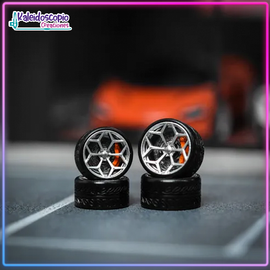 LLANTAS 1/64 - #R49 PARA LAMBOGHINI SVJ - Minis Dioramas