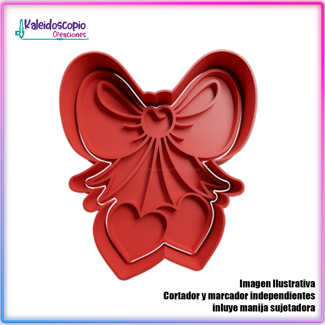 Liston con Corazones San Valentin - Cortador de Galletas y Fondant