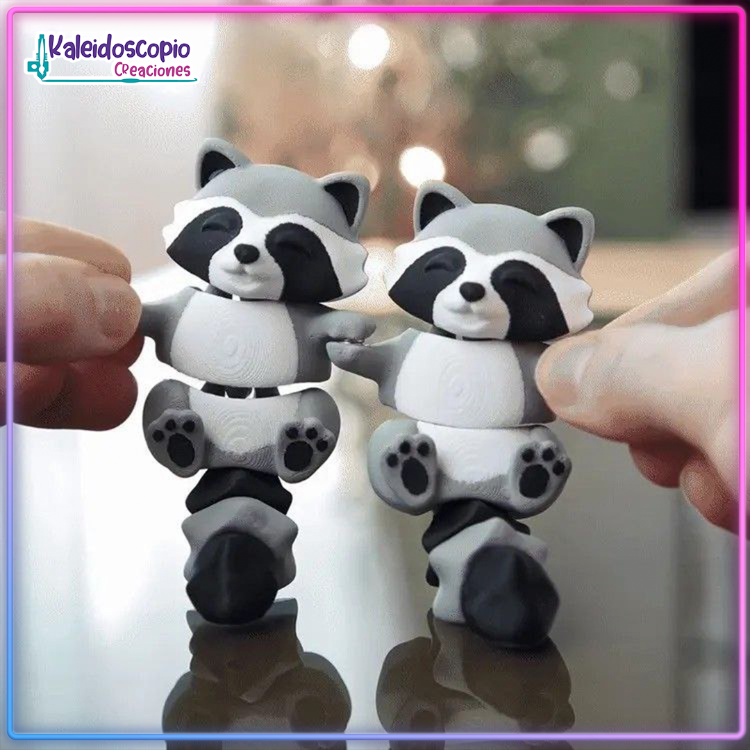 Llavero Mapaches Pareja - Flexy