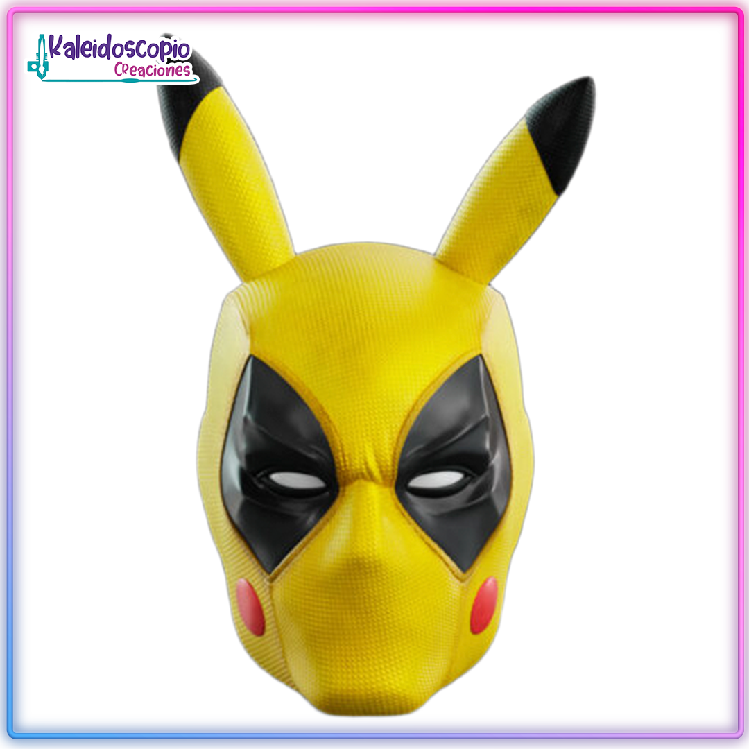 Mascara Pikachu Deadpool