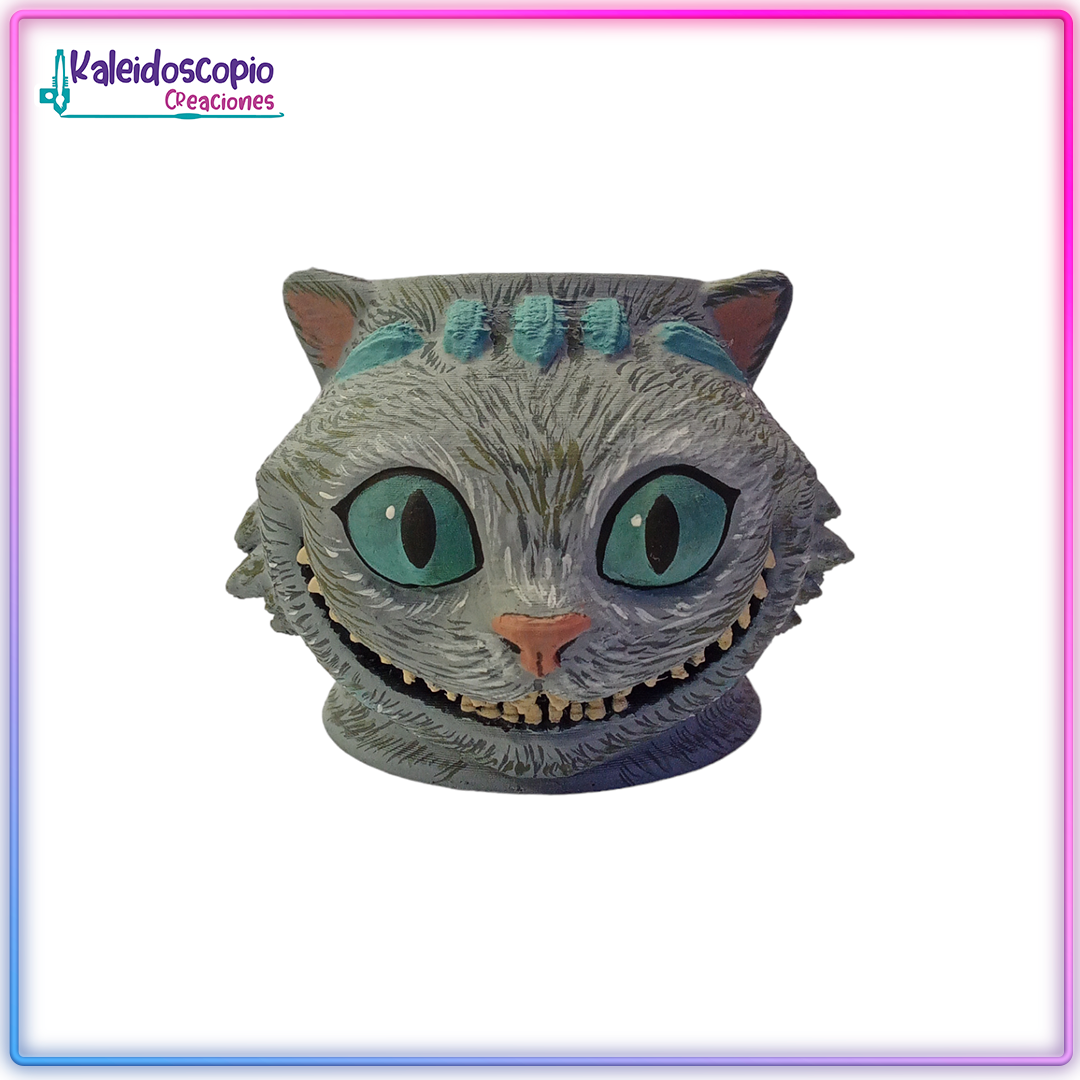 Maceta del Gato de Cheshire