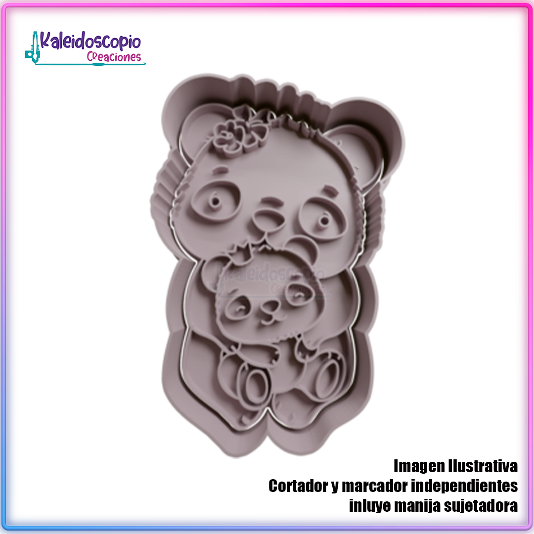 Mamá koala Cortador para galletas y fondant