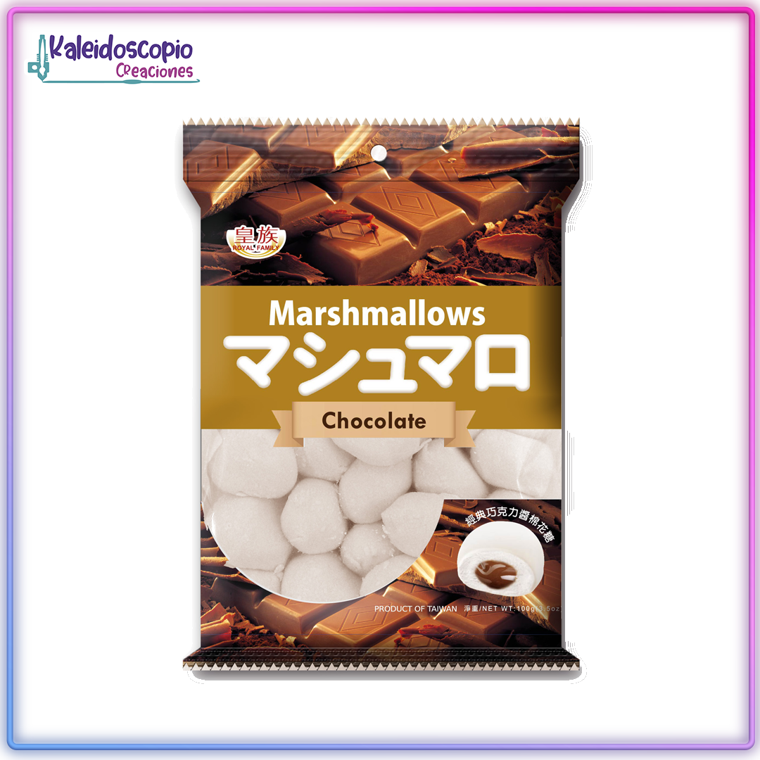 Marshmallow Bombon Chocolate paquete, Royal