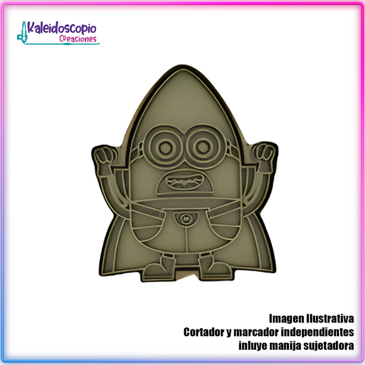 Mega Minion Gus Cortador de Galleta y Fondant