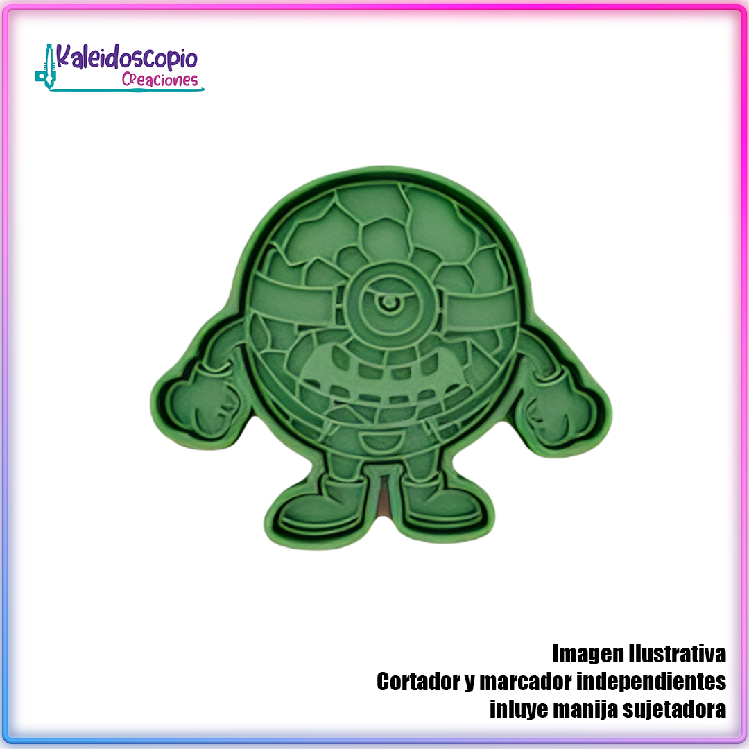 Mega Minion Jerry Cortador de Galleta y Fondant