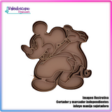 Mickey Mouse Vampiro Cortador de Galleta y Fondant