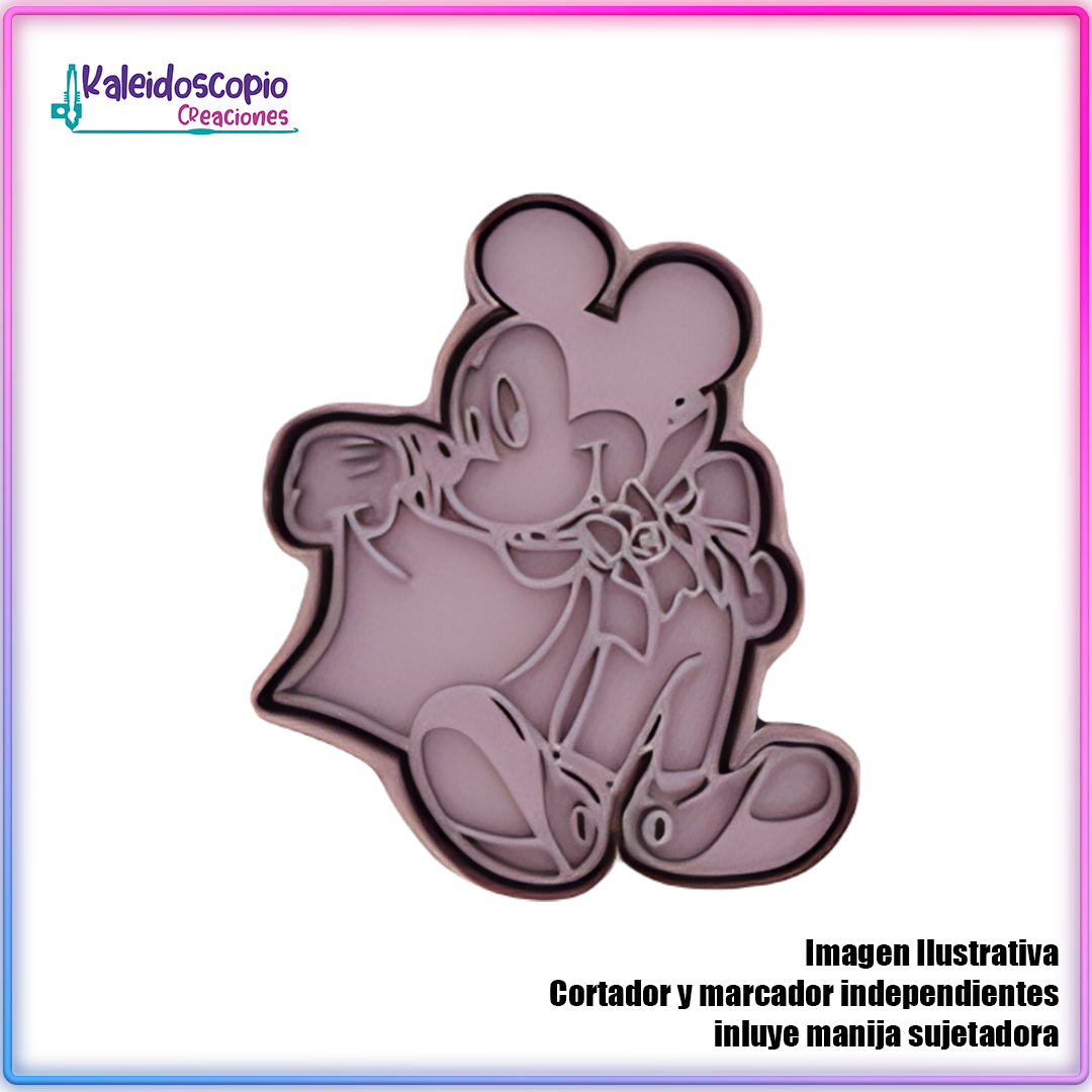 Mickey Mouse Vampiro 3 Cortador de Galleta y Fondant