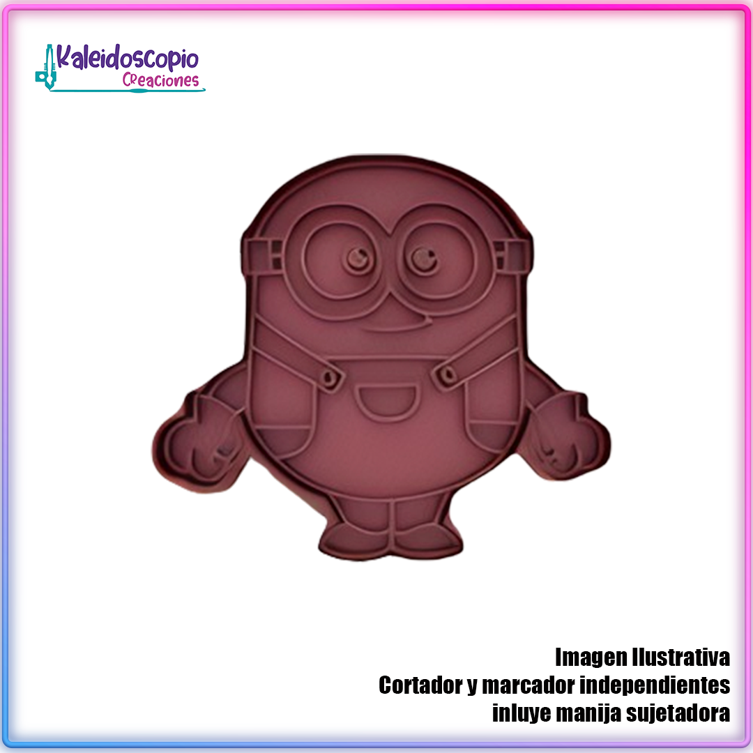 Minion Cortador de Galleta y Fondant