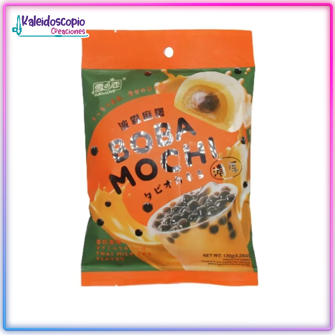 Yuki & Love Boba Mochi Thai Milk Bolsa 120g