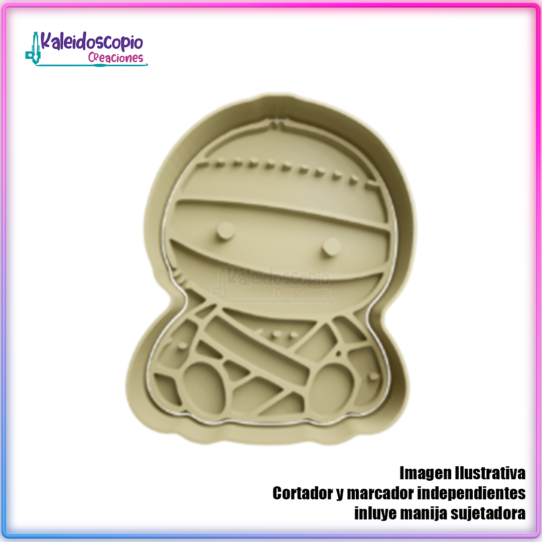 Momia cute Cortador para galletas y fondant