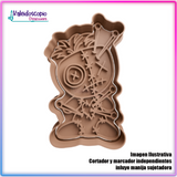 Muleco bodoo Cortador para galletas y fondant