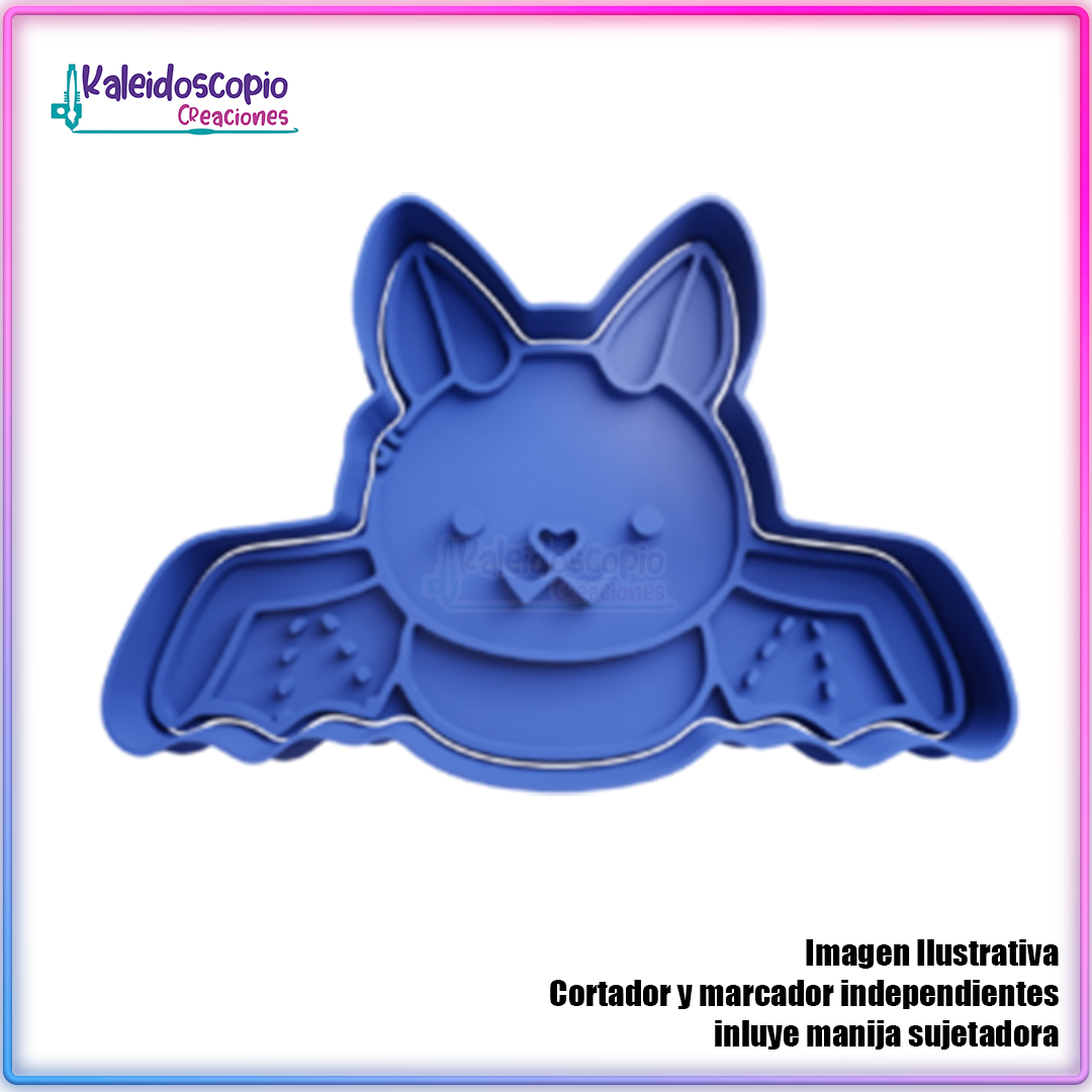 Murcielago cute Cortador para galletas y fondant