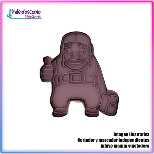 Obrero Clash Royale Cortador de Galleta y Fondant