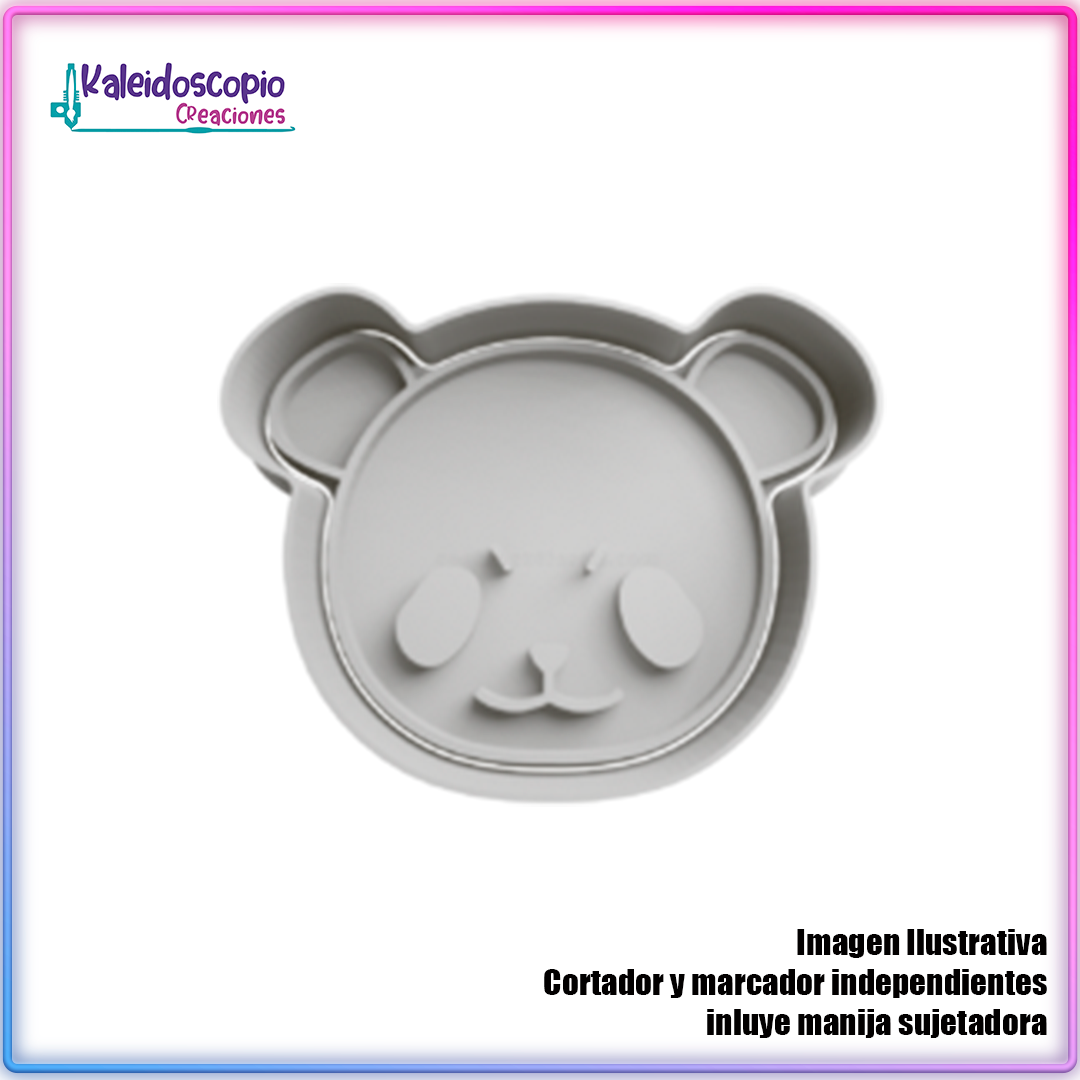 Panda Cara Chibi Cortador De Galletas