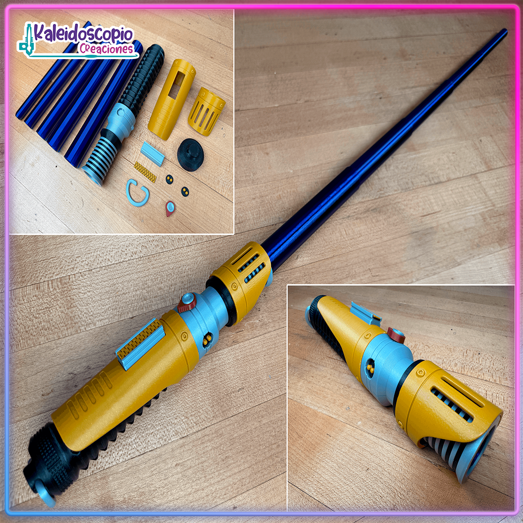 Sable Laser Retractil Negro v2