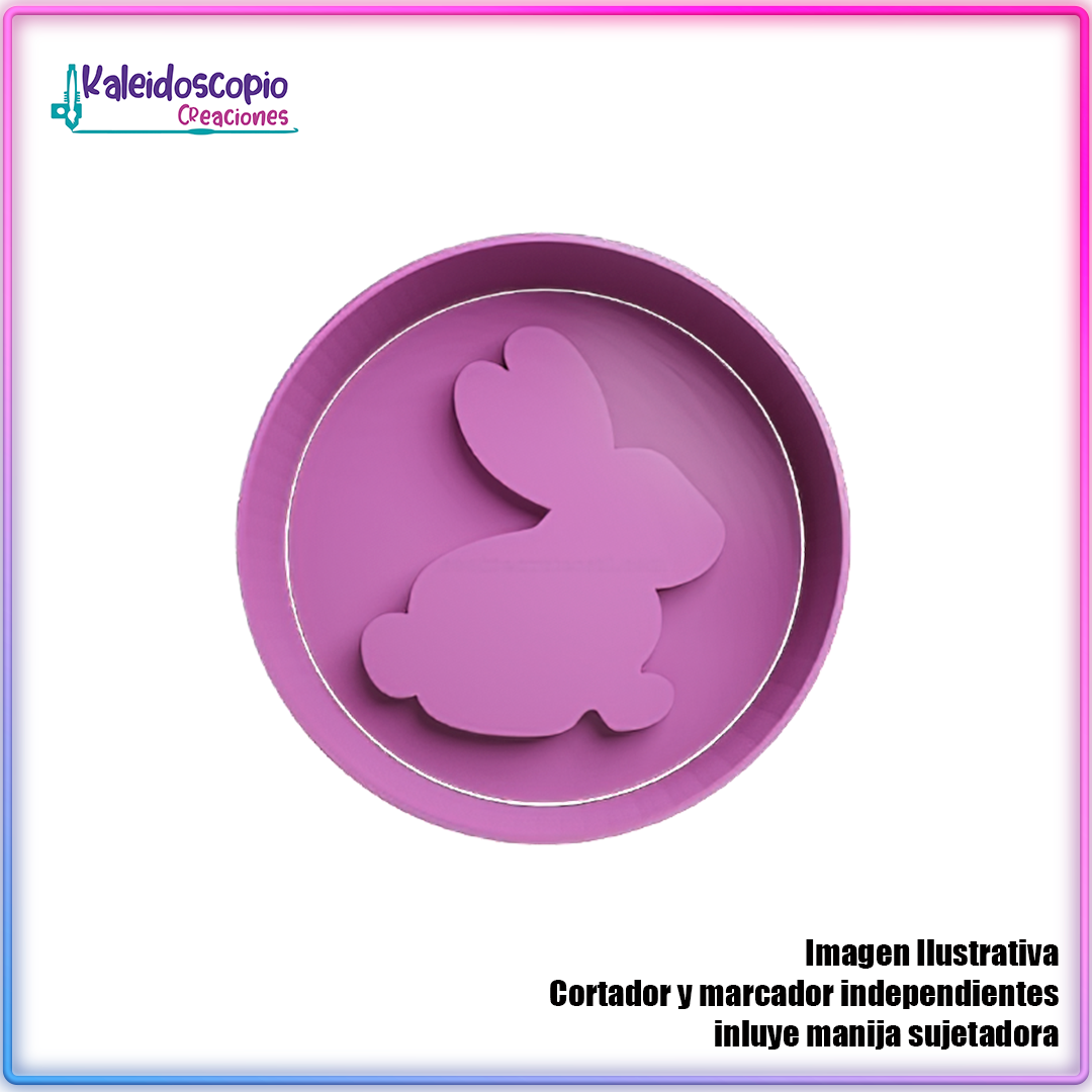 Conejo de Pascua Contorno - Cortador de Galletas y Fondant