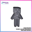 Skeleton Minecraft Cortador de Galleta y Fondant