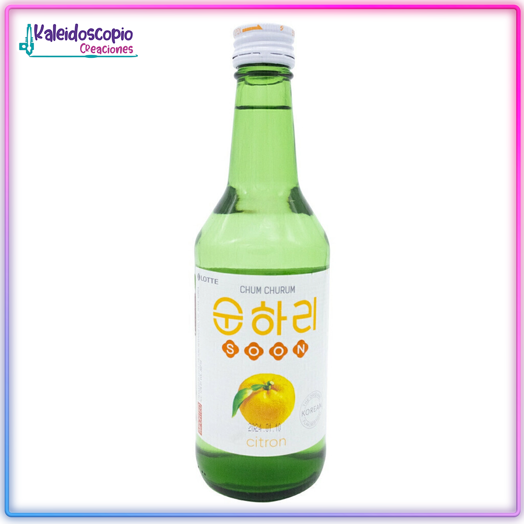 Soju Coreano Citrico 350ml | LOTTE