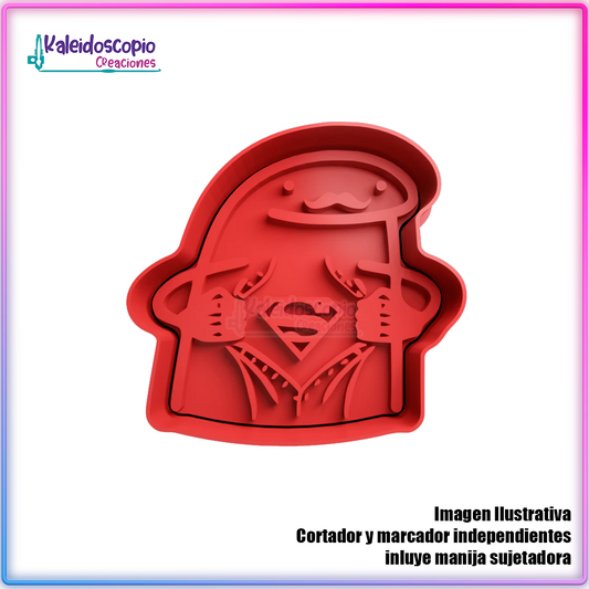 Deformito super padre - Cortador para galletas y fondant