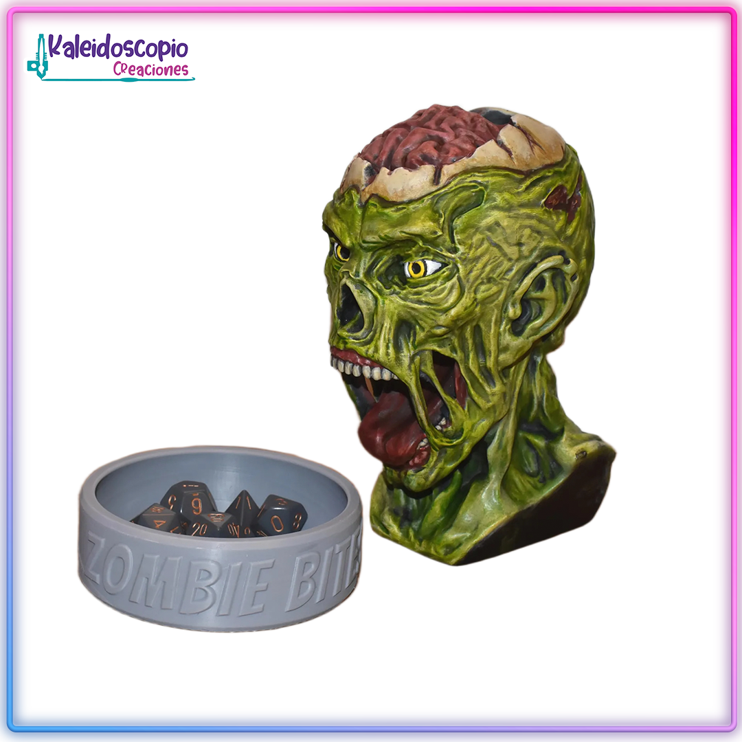 Torre para Dados Cabeza Zombie