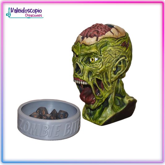 Torre para Dados Cabeza Zombie