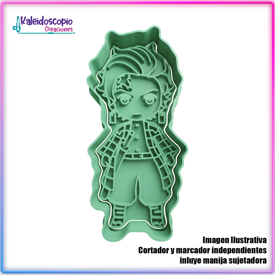 Tanjiro Kamado Chibi Cortador para galletas