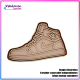 Tenni Nike Airforce Cortador de Galleta y Fondant