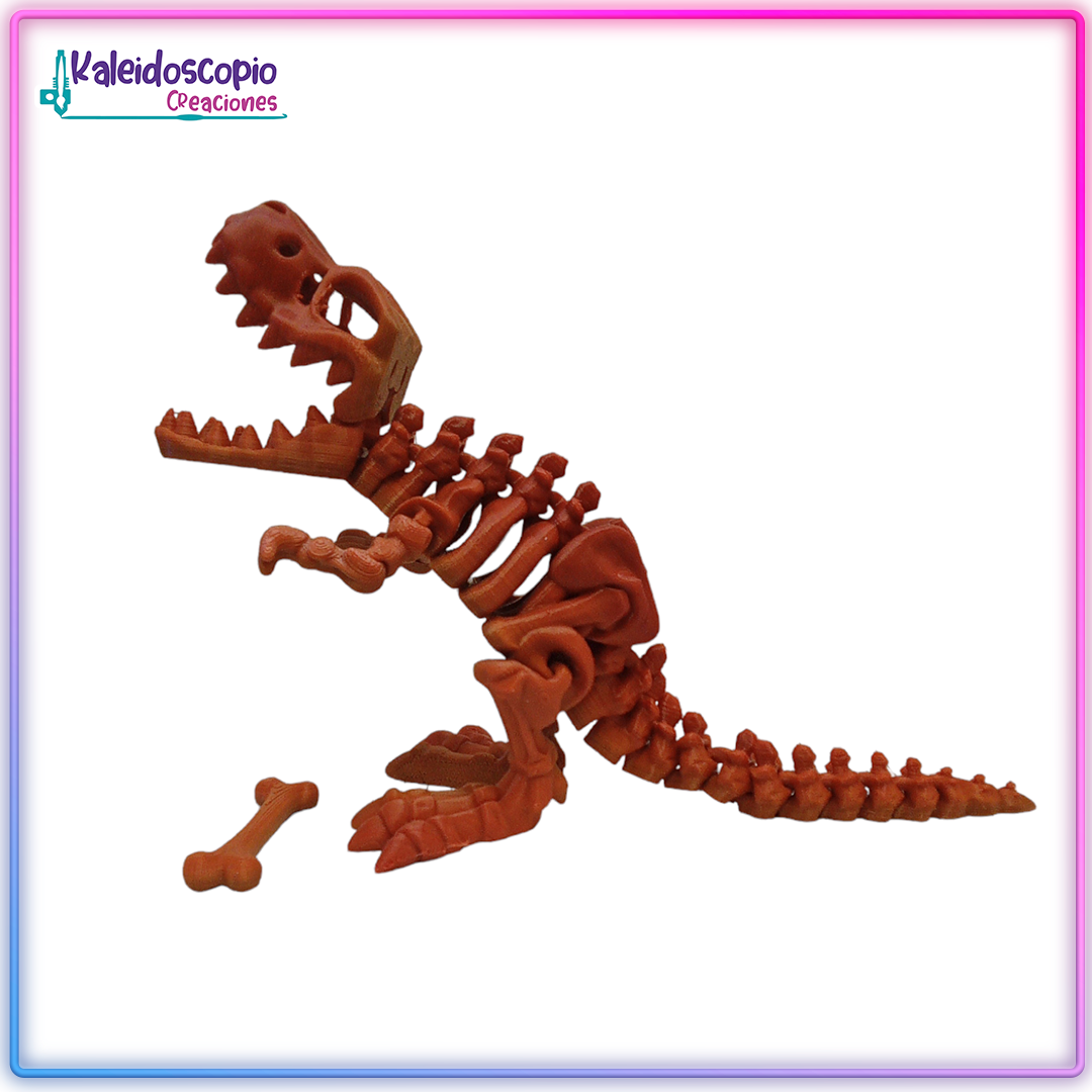 T-Rex Pequeño Multicolor - Flexy