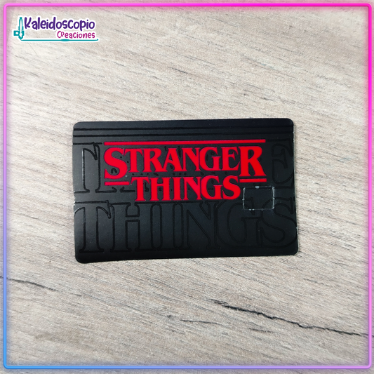 Stranger T Sticker para tarjeta