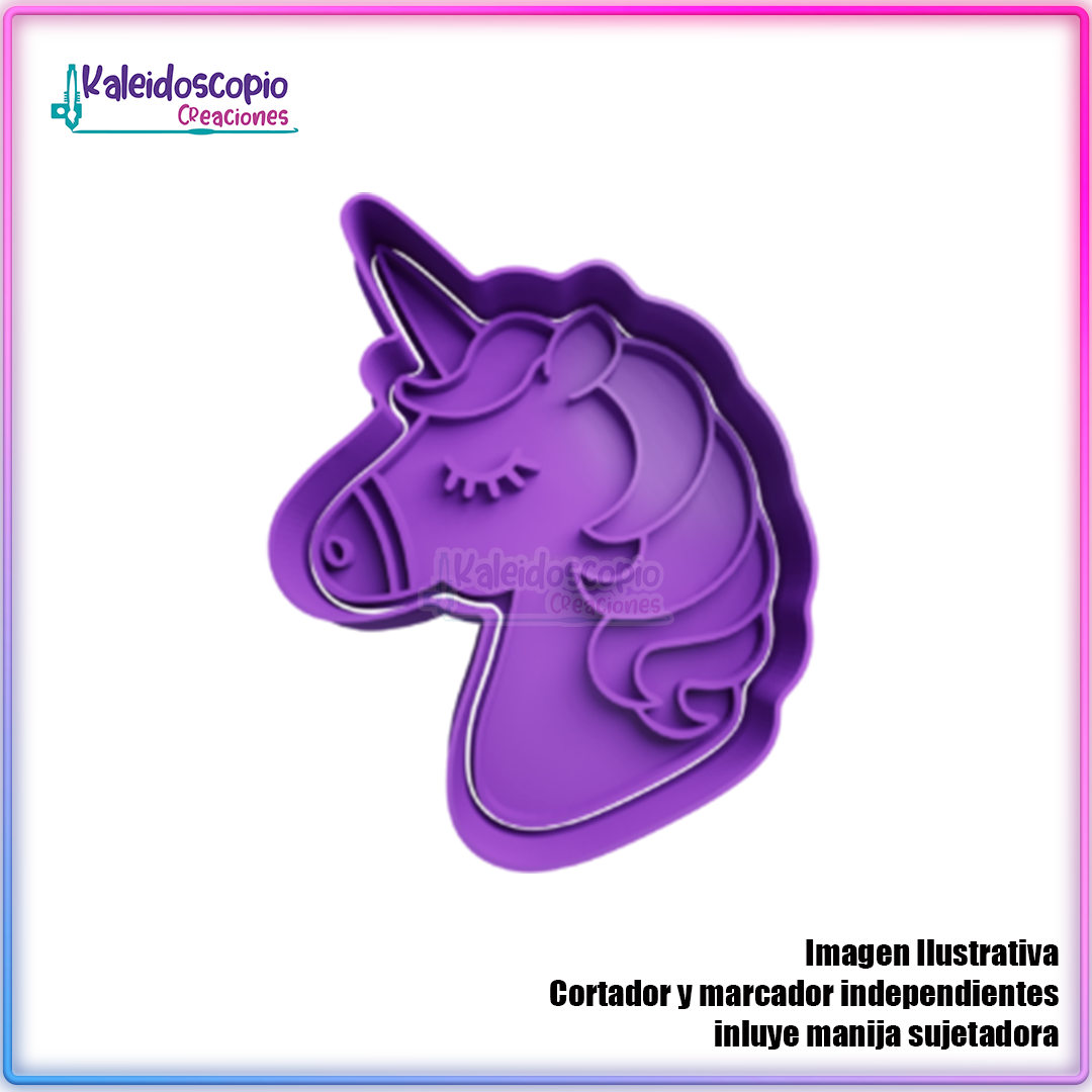 Unicornio Cortador para galletas y fondant