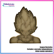 Vegeta Cortador de Galleta y Fondant