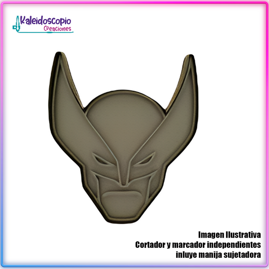 Wolverine Rostro Cortador de Galleta y Fondant