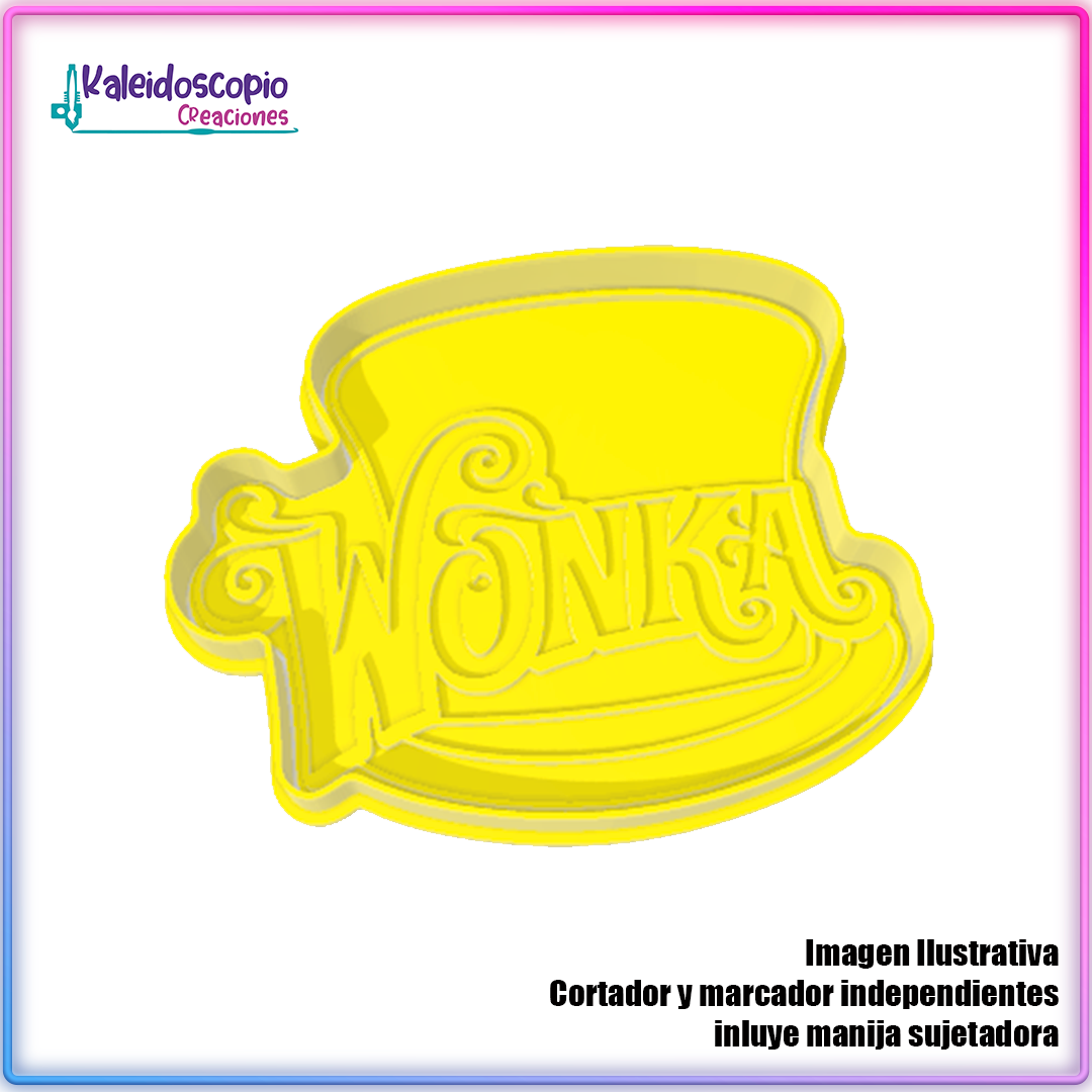 Wonka sombrero - Cortador para galletas y fondant