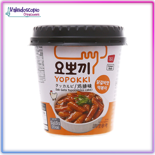 Topokki Cup Sabor Dak Galbi, Yopokki